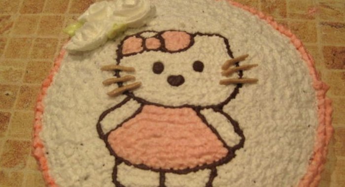 Торт на день рождения девочке 4 года