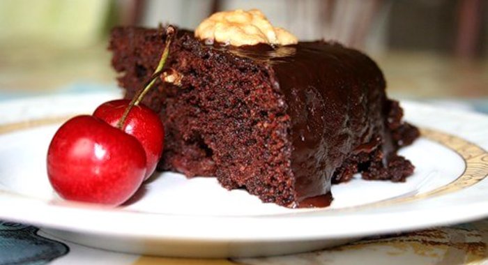 Шоколадно-ореховый торт