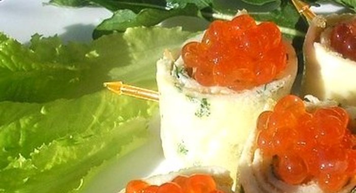 Яичница с икрой