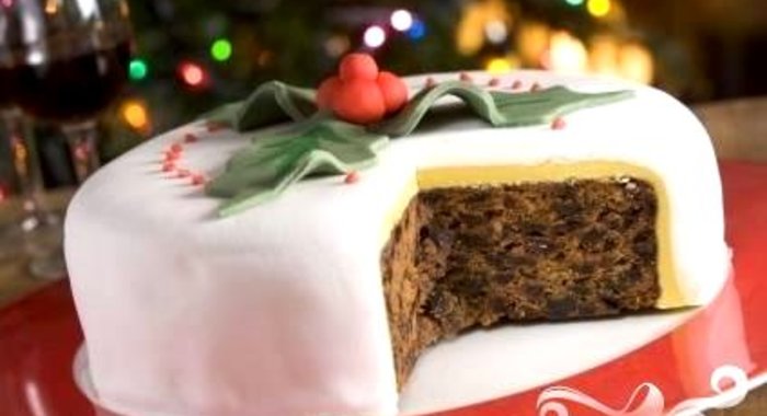 Английский рождественский пирог с коньяком