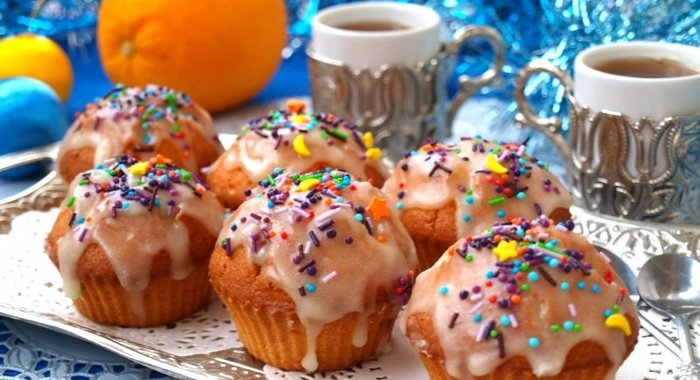 Апельсиновые кексы