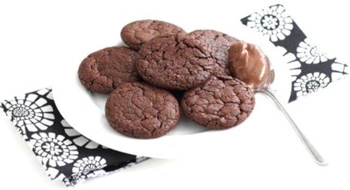 Печенье из нутеллы за 15 минут