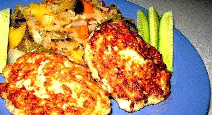 Рубленые котлеты из курицы