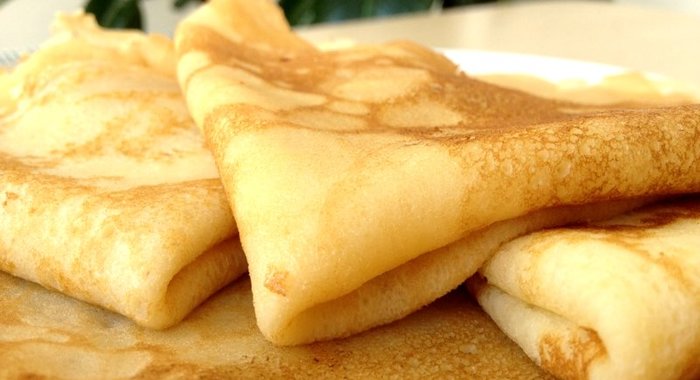 Блины на пиве с яйцами