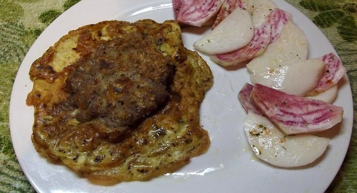 Бризоль с котлетой