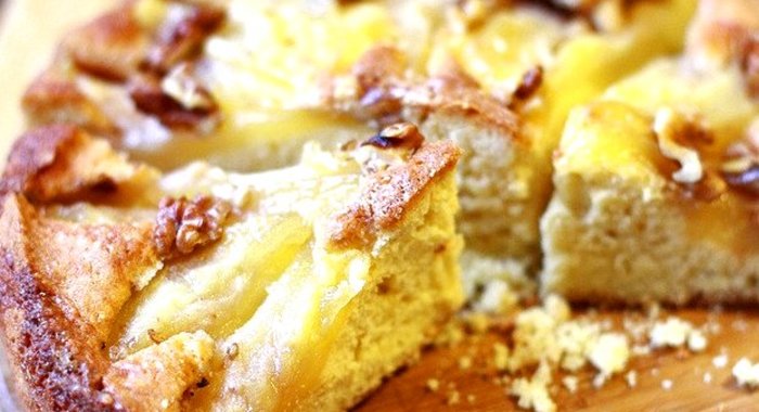 Пирог с грушами в мультиварке