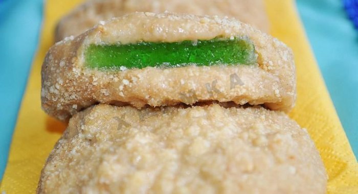 Печенье с мармеладом без выпечки