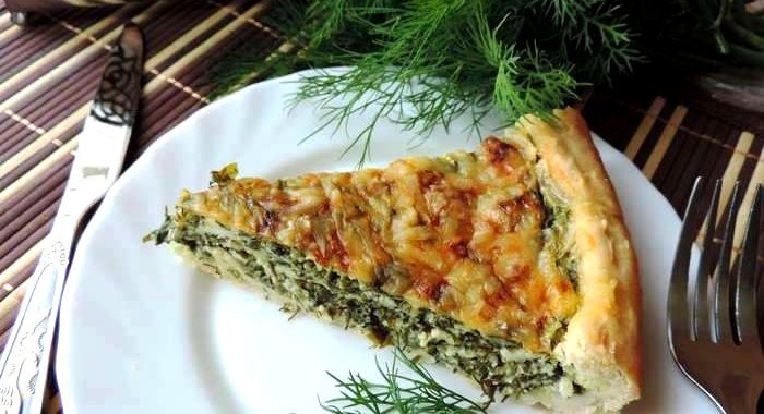 Пирог с зеленью