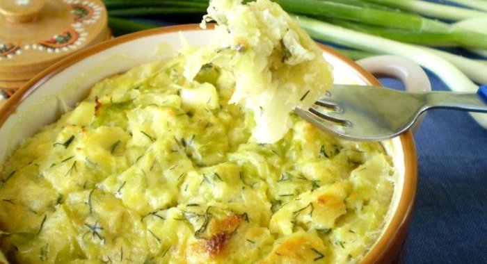 Капустная запеканка в духовке