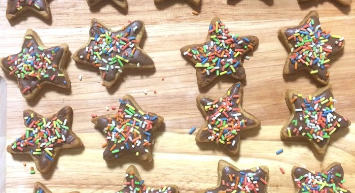 Тонкое песочное печенье