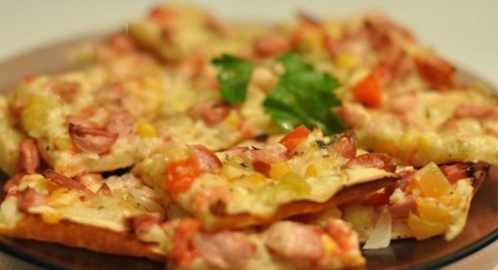 Быстрая пицца на кефире