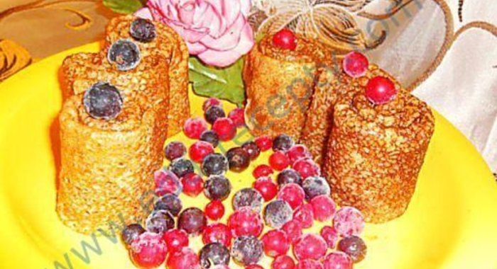 Блины на кипятке с кефиром