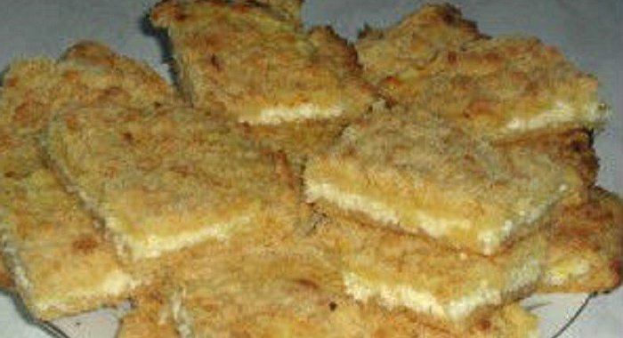 Творожный торт с крошкой