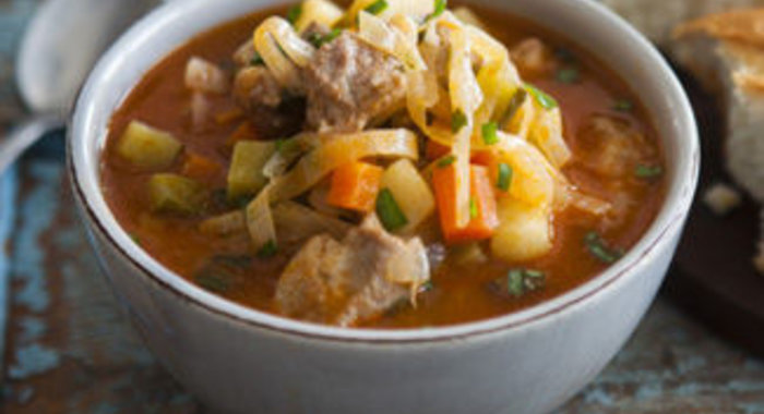 Густой овощной суп в мультиварке