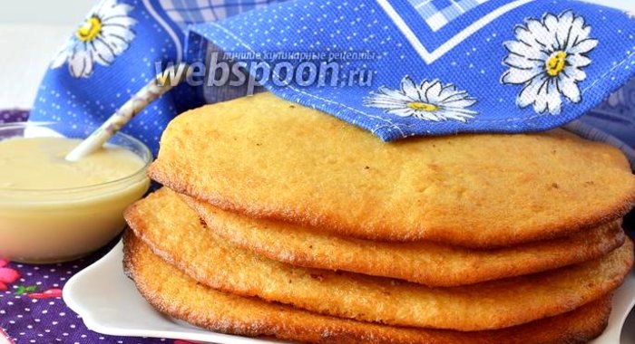 Молочные коржи для торта