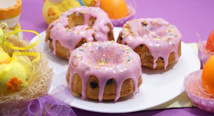 Пасхальные кексы с шоколадом
