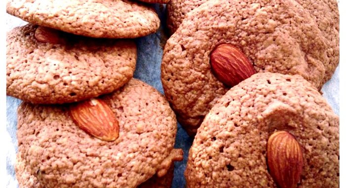 Миндально-овсянное печенье