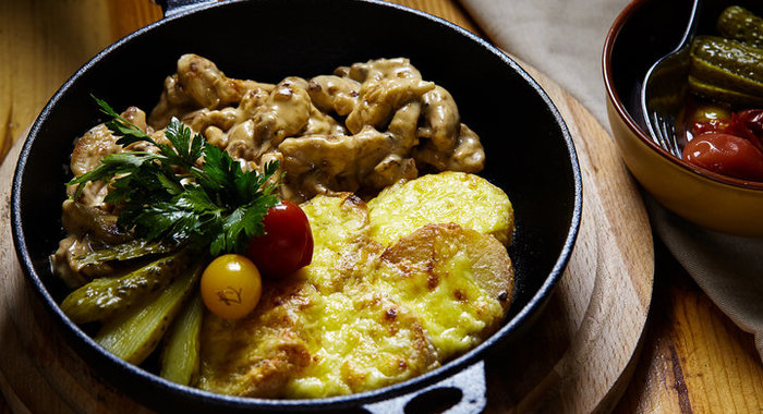 Мясная запеканка