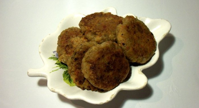 Котлеты из баклажан по-гречески