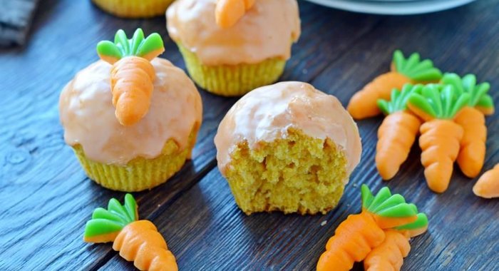 Морковные кексы