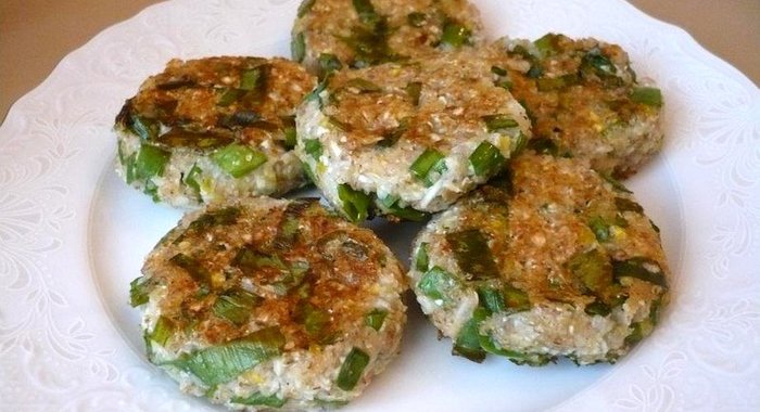 Котлетки зерновые с капустой