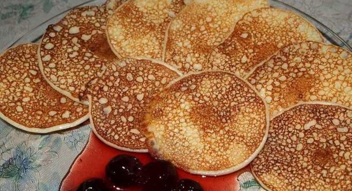 Блинчики на детской смеси