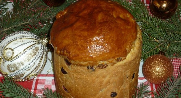 Итальянский рождественский кекс - Панеттоне