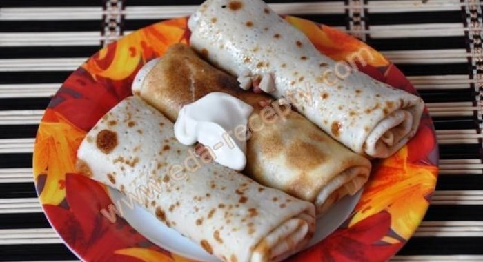 Блинчики с бананами