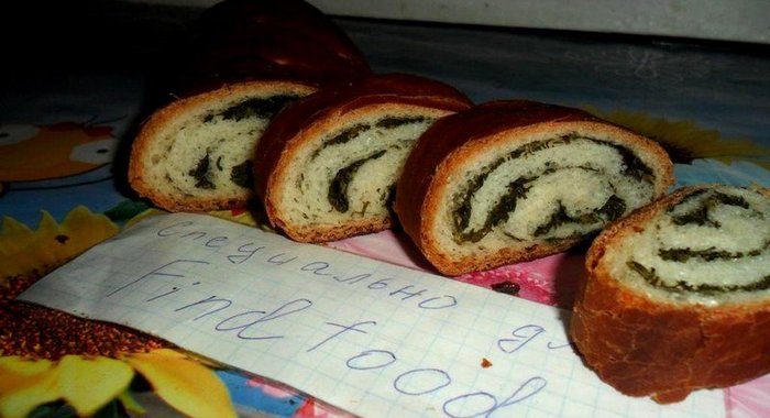 Рулет с укропом