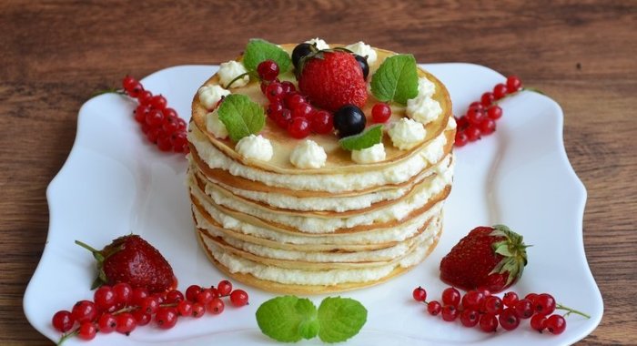 Блинница с крем-кашей.