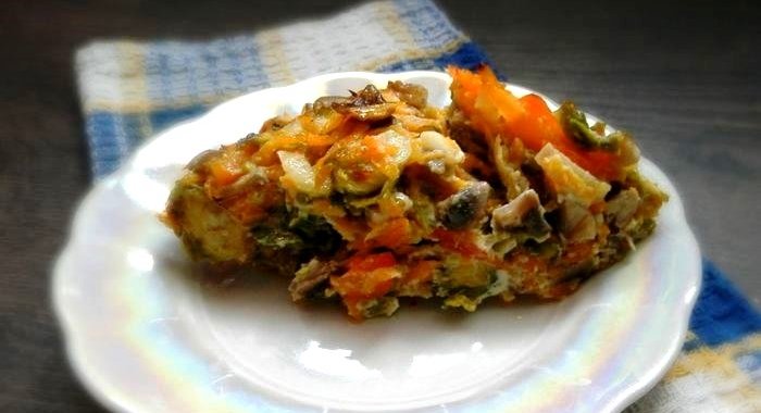 Запеканка из брюссельской капусты