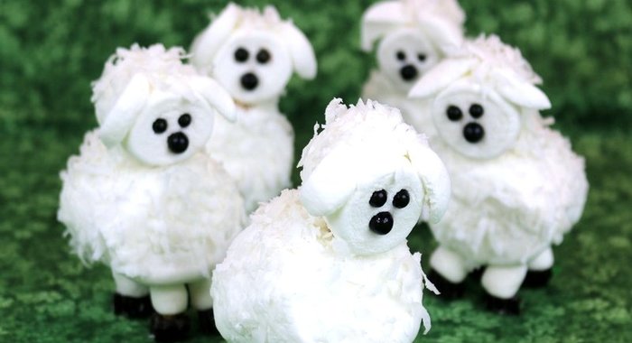 Десерт Овца без выпечки