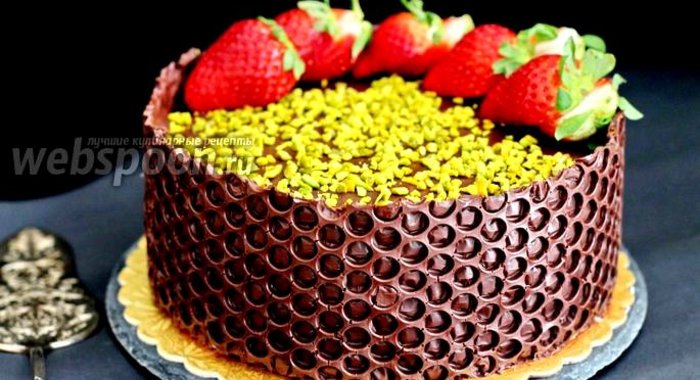 Шоколадно-апельсиновый торт