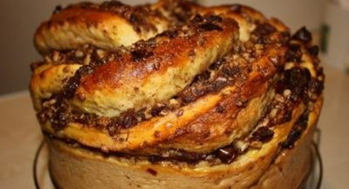 Пирог с финиками