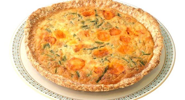 Пирог из спаржи и сыра