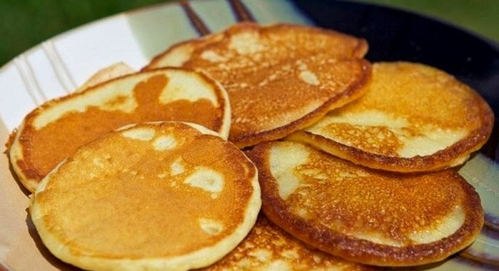 Оладушки на молоке без дрожжей