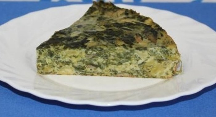 Запеканка из брокколи и шпината