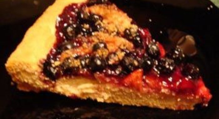 Ароничный пирог (с черноплодкой)