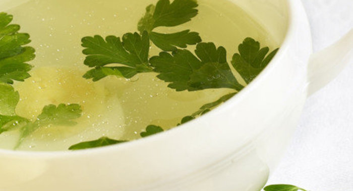 Блины с грибами под белым соусом