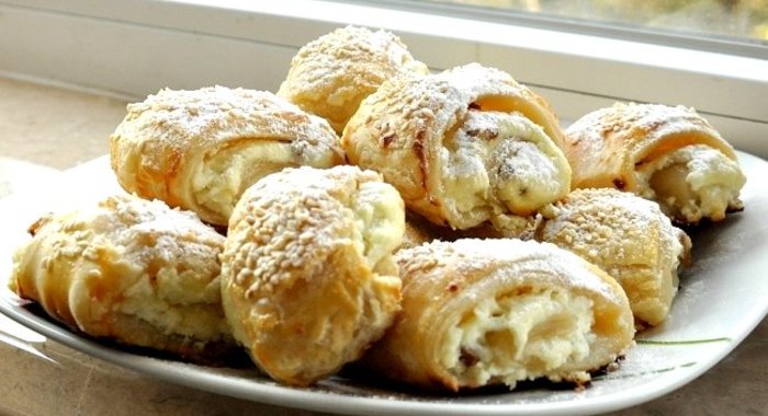 Круассаны с творогом