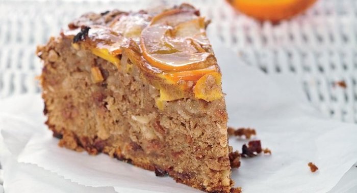 Торт с хурмой и коньяком