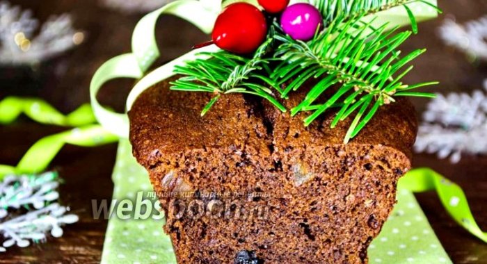 Шоколадный кекс с цикорием