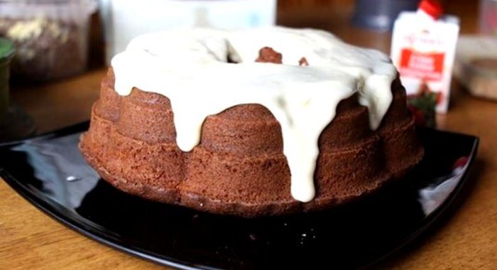 Лимонный кекс с ванилью