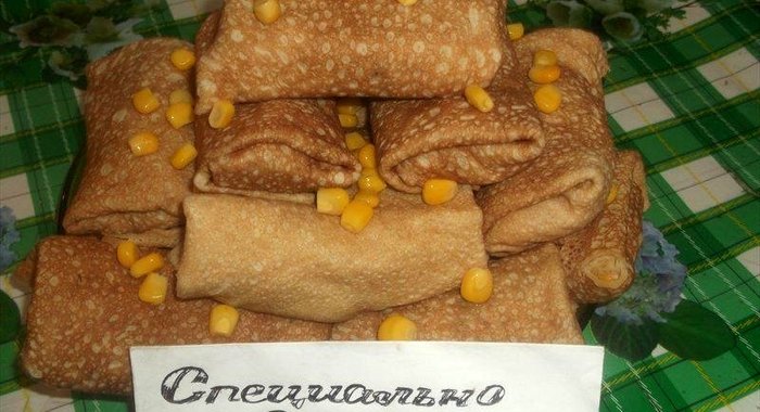 Блины с сельдью