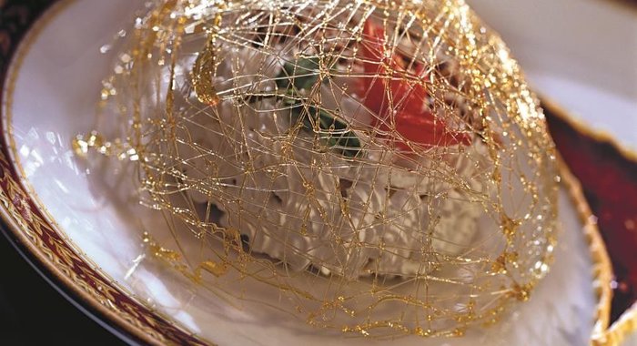 Пирог из вафель с каймаком