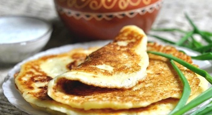 Постные картофельные блины