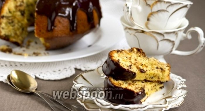 Апельсиновый кекс с шоколадом