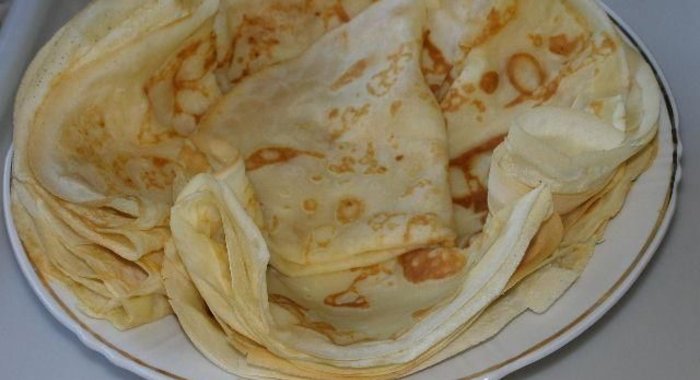 Блины на кефире