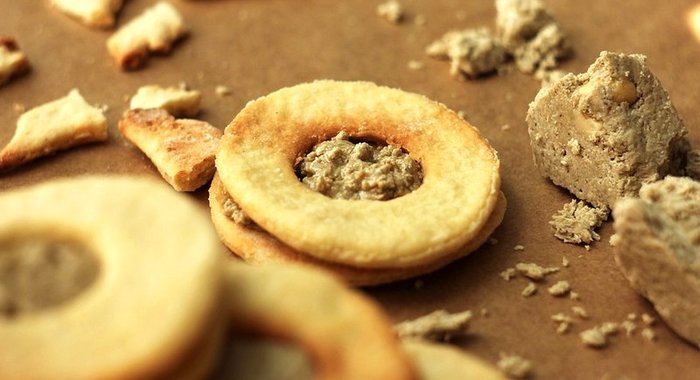 Печенье с халвой