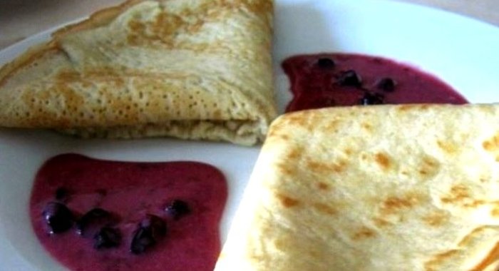 Блинчики на йогурте